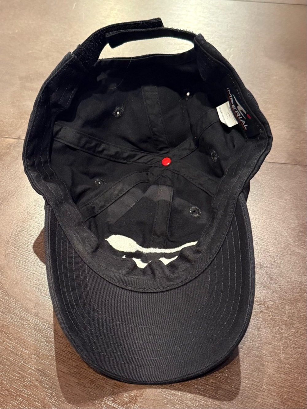 Like New Kukio Hat | Black Adjustable Dad Cap | Imperial Brand | Golf Club Style - Picture 4 of 5